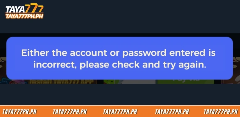 common-taya777-login-errors-and-how-to-fix-them