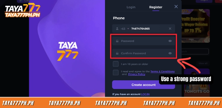 create-password-and-confirm-password-again