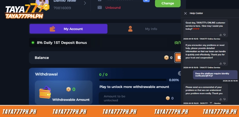 how-to-taya777-kyc-verification-browse-within-24h