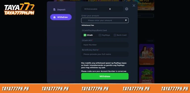 log-in-to-taya777-and-open-the-withdraw-tab-from-the-payment-interface