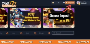 open-the-deposit-section-to-proceed-deposit-taya777