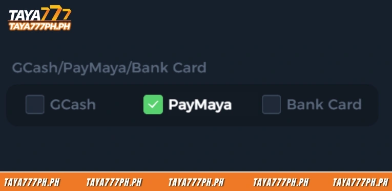 select-paymaya-as-the-withdrawal-method