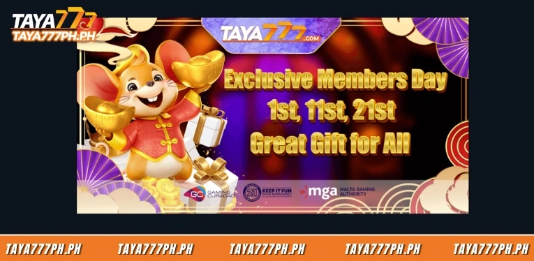 taya777-member-day-falls-on-the-1st-11th-and-21st-of-every-month