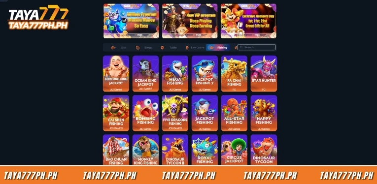 the-fishing-section-at-taya777-with-jackpot-and-boss-games