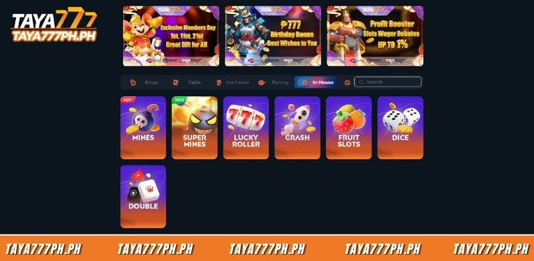 the-in-house-section-at-taya777-with-self-developed-instant-games