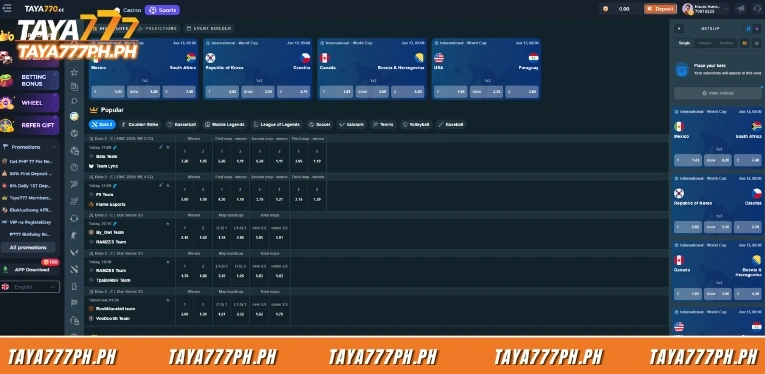the-taya777-sports-interface-with-live-events-and-betslip